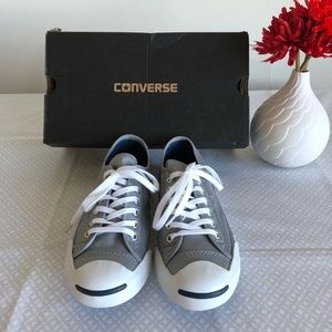 NIB Converse Jack Purcell Gray Shoes - Size 6.5
